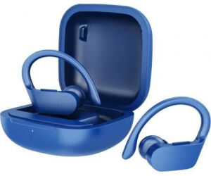 Auriculares Deportivos Bluetooth Daewoo DW2024 con estuche de carga/ Autonomía 5h/ Azules