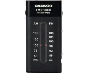 Radio Portátil Daewoo DW1109/ Negra