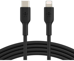 Belkin CAA003BT1MBK cable de conector Lightning 1 m Negro