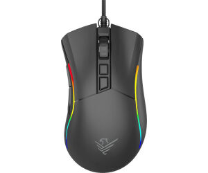 Ratón gaming phoenix void 12000 dpi de alto rendimiento negro rgb usb