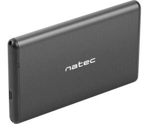 Caja externa natec rhino - c disco duro 25 pulgadas pulgadas usb c sata negra