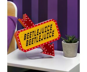 Lámpara paladone cartel de beetlejuice