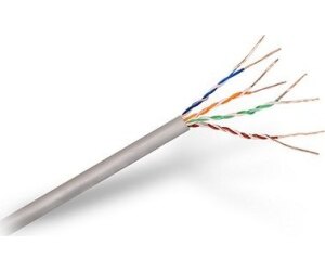 Bobina Cable Red Aisens Rj45 Cat.5e Utp Rigido Awg24 Gris 100m