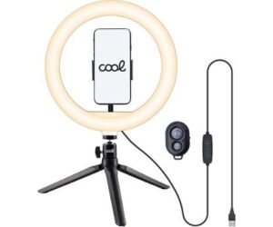 Soporte Aro Luz Led Cool+mando Bluetooth 50cm