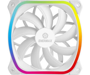Ventilador caja gaming enermax squa rgb 120 mm blanco
