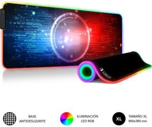 Alfombrilla Subblim Mouse Pad Premium Led Rgb Chip 800x300x4