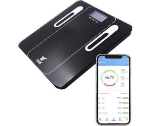Bascula de baño thulos th - bd121 carga maxima 180kg - app para ios y android