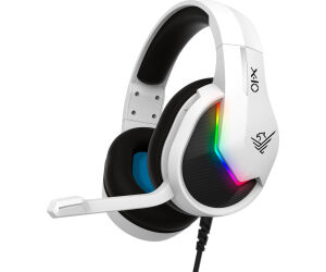 Auriculares gaming phoenix x - io blancos multiplataforma con cable jack y adaptador