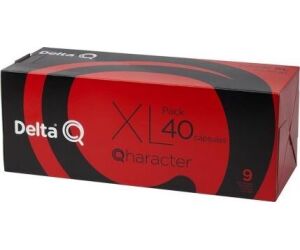 Cápsula Delta Qharacter para cafeteras Delta/ Caja de 40