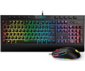 Pack Krom Rgb Teclado Membrana Y Raton Kalyos