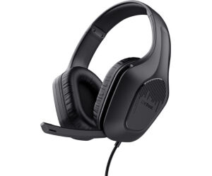 Auriculares Gaming con Micrófono Trust Gaming GXT 415 Zirox/ Jack 3.5/ Negros
