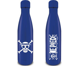 Botella metálica pyramid one piece sombrero de paja