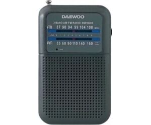 Radio Portátil Daewoo DW1008/ Gris
