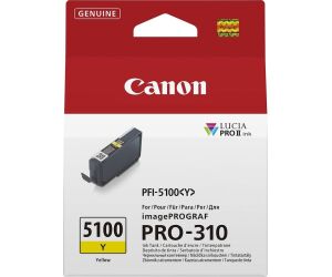 Cartucho tinta canon pfi - 5100 amarillo
