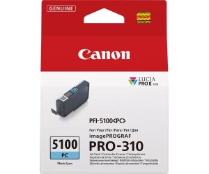 Cartucho tinta canon pfi - 5100pc cian photo