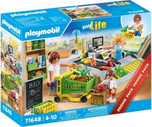 Playmobil promo pack supermercado ecológico