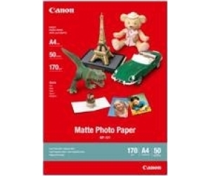 Papel canon mp - 101 foto mate a4 50 hojas
