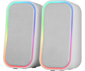 Altavoces con Bluetooth Mars Gaming MS-OM/ 20W/ 2.0/ Blanco