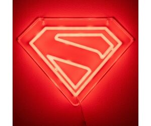 Luz de neón led para montaje en pared paladone superman