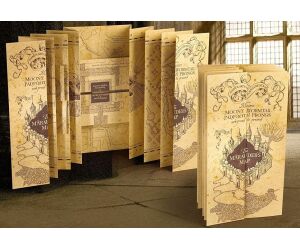 Replica the noble collection harry potter mapa del merodeador
