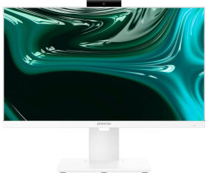 Ordenador pc all in one aio phoenix unity 23.8 pulgadas fhd ajustable altura y rotativo - web cam -  intel i5 12400 - 16 gb ddr4 - 1 tb ssd  blanco windows 11