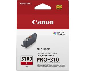 Cartucho tinta canon pfi - 5100 rojo