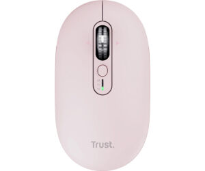 Raton Optico Wireless Fino Seron Rosa Trust