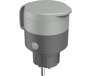 Enchufe exterior hama 10a 2300w gris