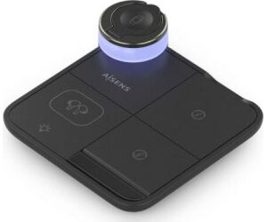 Aisens Cargador Inalámbrico USBC 15W 4 en 1 Negro