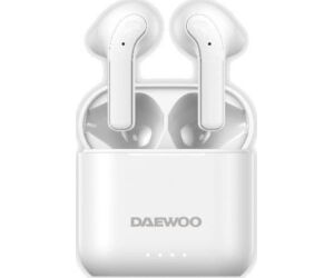 Auriculares Bluetooth Daewoo DW2021 con estuche de carga/ Autonomía 5h/ Blancos