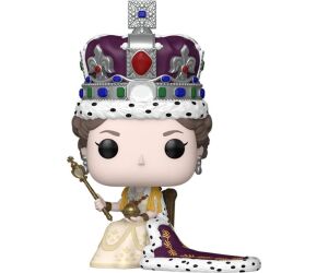 Funko pop premium reina isabel ii (coronacion)