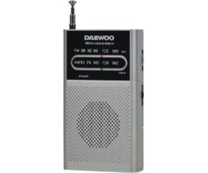 Radio Portátil Daewoo DW1027/ Plata