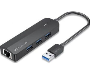 Hub USB 3.0 Vention CHNBB/ RJ45/ 3xUSB/ 1xMicroUSB PD