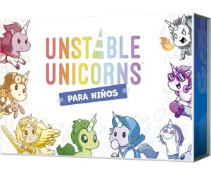Juego de mesa unstable unicorns para niños edad recomendada 6 años