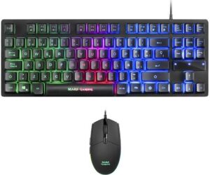 Pack Gaming Mars Gaming MCPTKLES/ Teclado + Ratón Óptico