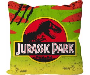 Cojin cuadrado logo coche jurassic park envasado vacio