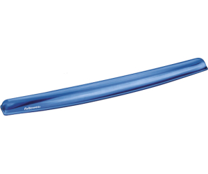 Reposamuñecas para teclado fellowes gel crystal azul