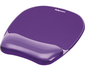 Alfombrilla Con ReposamuÃ‘ecas Raton Gel Violeta Fellowes 9144104