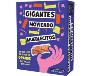 Juego de mesa gigantes moviendo mueblecitos