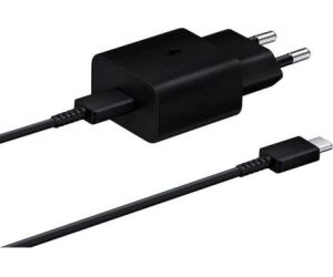 Cargador Samsung Ep-t1510 Usb-c 15w Black Con Cable