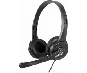 Auriculares NGS VOX505 USB/ con Micrófono/ USB/ Negros
