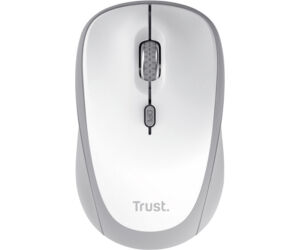Ratón Mini Inalámbrico Trust Yvi+ Multidispositivo/ Hasta 1600 DPI/ Blanco
