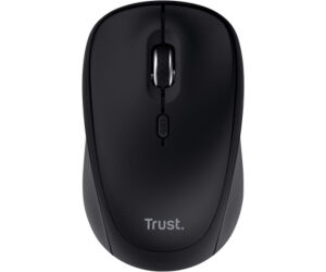 Ratón Mini Inalámbrico Trust Yvi+ Multidispositivo/ Hasta 1600 DPI/ Negro