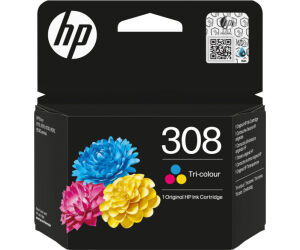 HP Cartucho de Tinta Original 308 tricolor