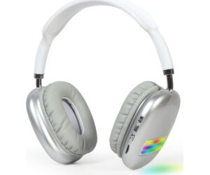 Auriculares Gembird Bhp-led-02-w Blanco Microfono Bt