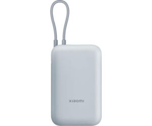 Powerbank 10000mAh Xiaomi Power Bank Integrated Cable/ 22.5W/ Azul/ Incluye Cable USB Tipo-C