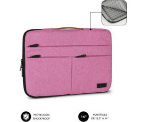 Funda Portatil Subblim Air Padding 360 Sleeve 13,3-14" Pink