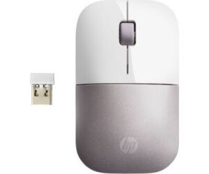Raton inalambrico hp wireless z3700 -  hasta 1200dpi -  blanco y rosa