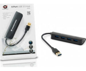 Hub usb 3.0 conceptronic 4 puertos mini hub pocket