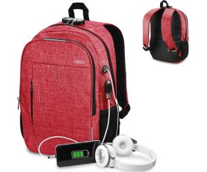 Mochila Subblim Urban Lock Backpack 16" Red
